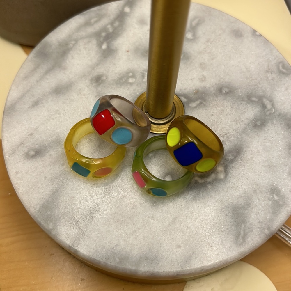 Retro Ring Set - Picture 3 of 3